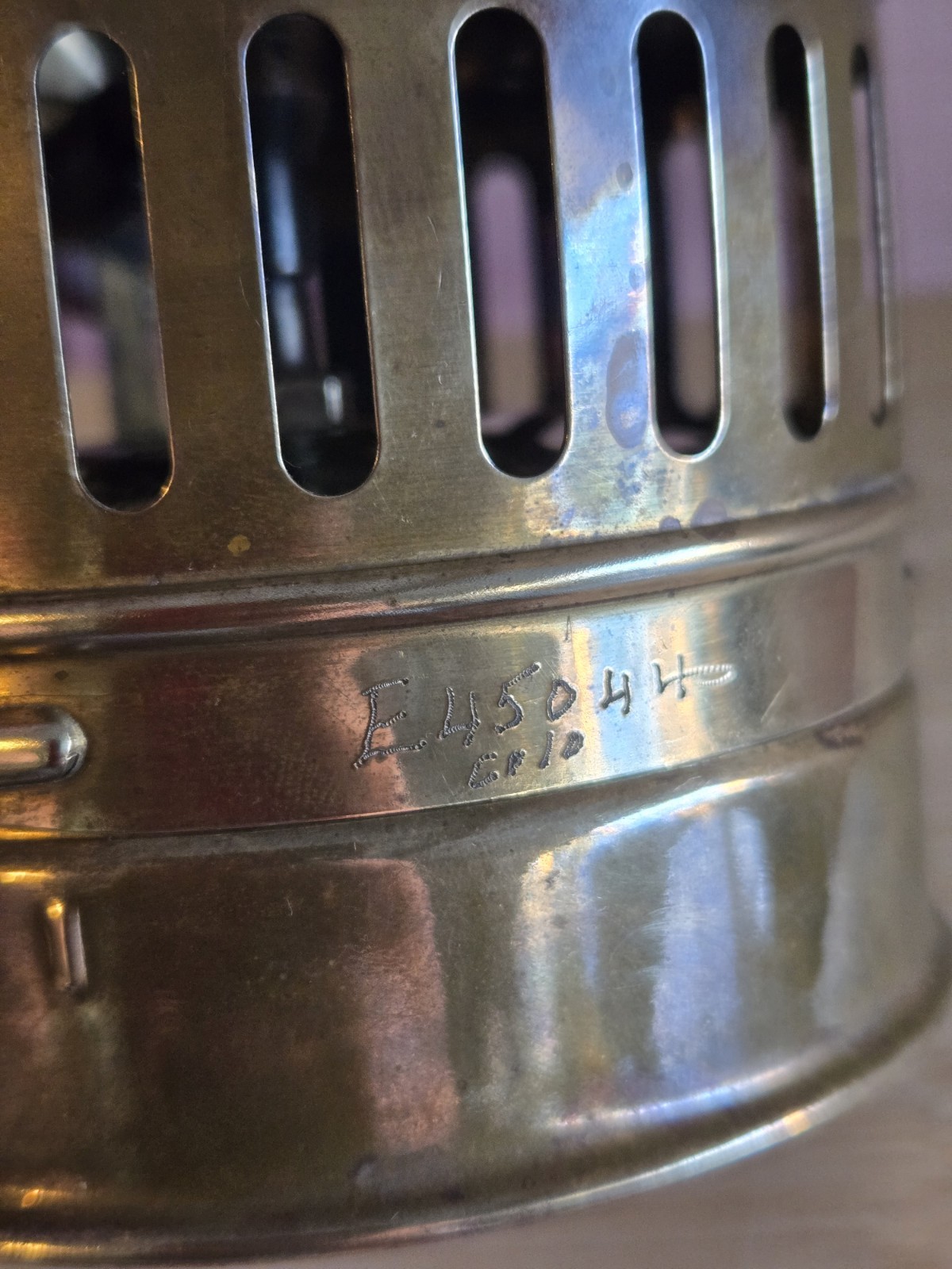 UNTESTED Vintage Svea 123 Brass Backpacking Stove –Made in Sweden–w/ Windscreen 