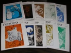 Lot of 10 Issues FANTASY NEWSLETTER 1980-1981 Vintage Fanzines SCI-FI/FANTASY