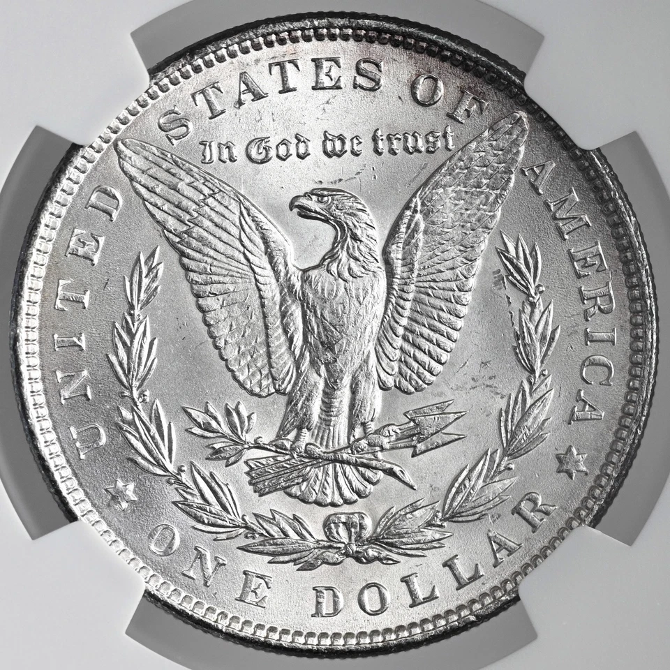1889-P  $1  MORGAN SILVER DOLLAR PHILADELPHIA NGC MS62 #8675096-062 TONED/TONING - Image 3 of 4