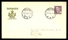 Mayfairstamps Denmark FDC 1955 King Frederik IX First Day Cover aax_55503