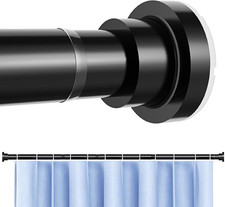 Shower Curtain Rod 30-60Inch Adjustable Curtain Rod Tension Tension Rod Shower