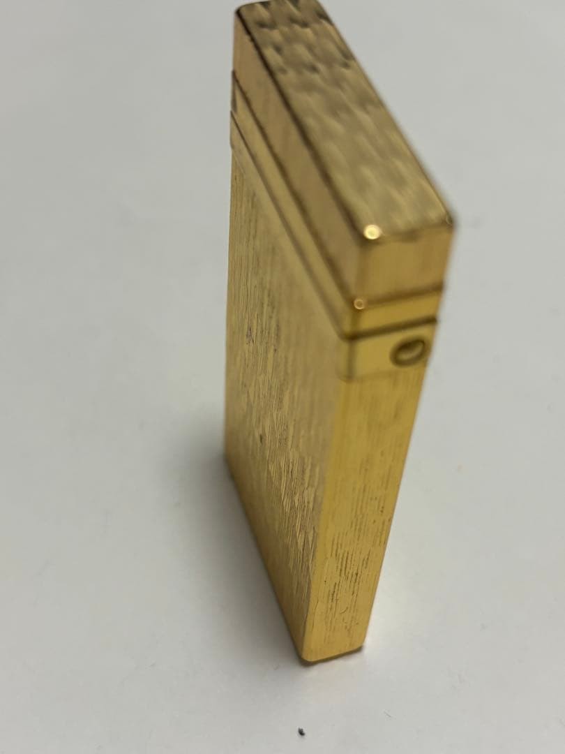 GIVENCHY Gold Lighter Textured Finish Rectangular Styling Good Condition thumbnail 3