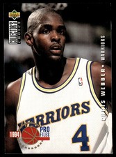 Chris Webber 1994-95 Collector's Choice #200 Warriors NBA READ FREE SHIPPING