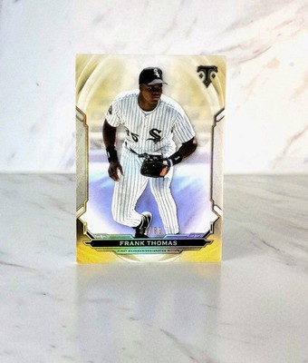 2019 Topps Triple Threads- Frank Thomas # 39 Gold  37/99 Chicago Whitesox Mint .