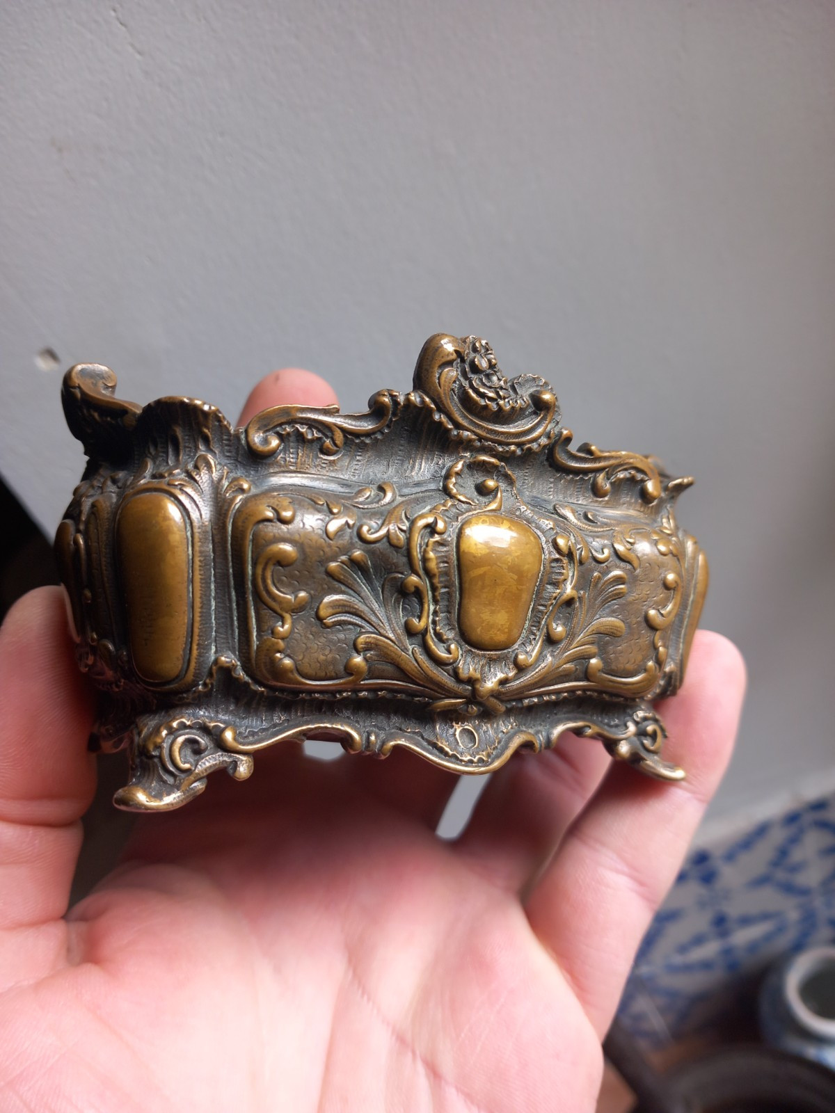 Bronze Box Louis XV Style From The 19th Century