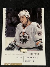 MIKE COMRIE Gold #d/199 2002-03 UD Artistic Impressions