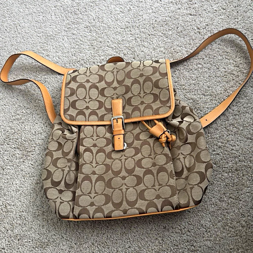 Coach Drawstring Backpack Bags & Handbags for Women for sale | eBay