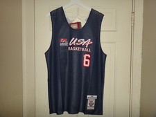 Men's Penny Hardaway TEAM USA 1996 Mitchell & Ness Reversible Practice Jersey S