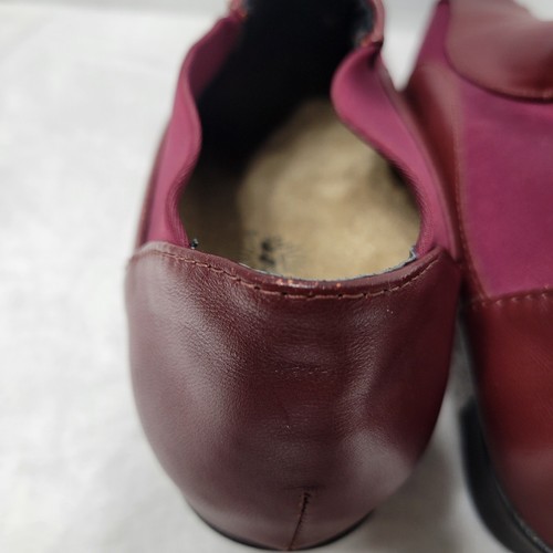 Beacon Joan Damen-Slipper Größe 8 W schwarz Leder eckige Zehenpartie Blockabsatz - Bild 8 von 13