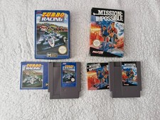 Thumbnail of ebay&reg; auction 358904898756 | Mission Impossible + Turbo Racing - Nintendo NES 1990 PAL CIB