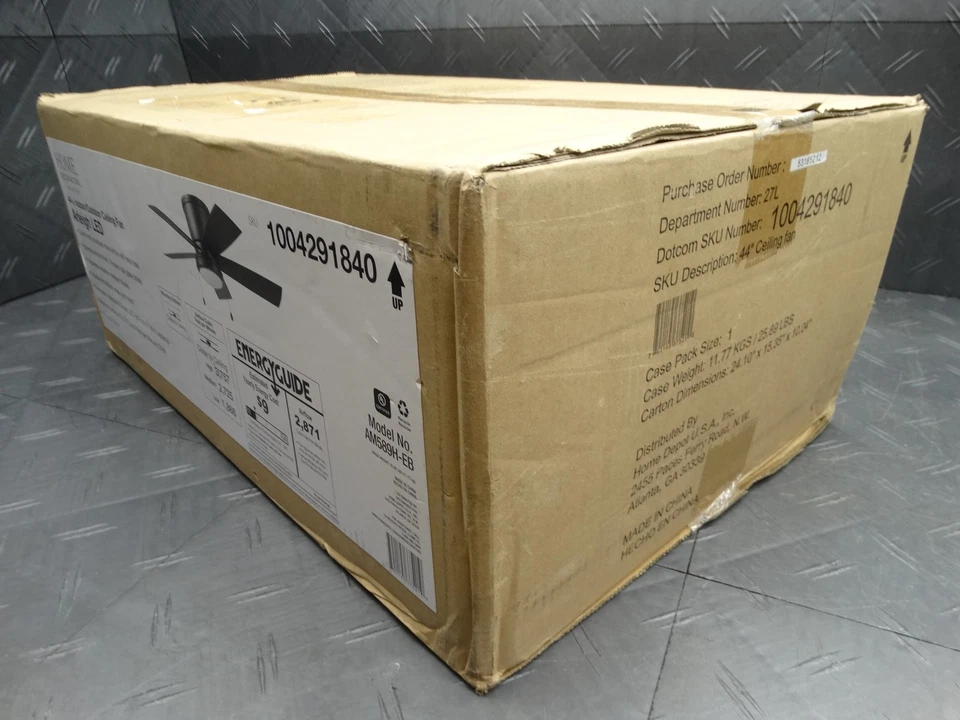 Home Decorators Arleigh 44 in. LED Indoor/Outdoor Espresso Bronze Ceiling Fan - Image 2 of 4