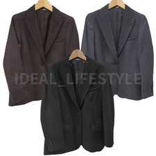 UNIQLO :C Tweed Tailored Jacket S-XXL Gray Black Dark Brown Women 479668 NWT