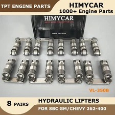 RACING RETROFIT HYDRAULIC ROLLER LIFTERS &TAPPETS FOR SBC GM/CHEVY 262-400 ALL