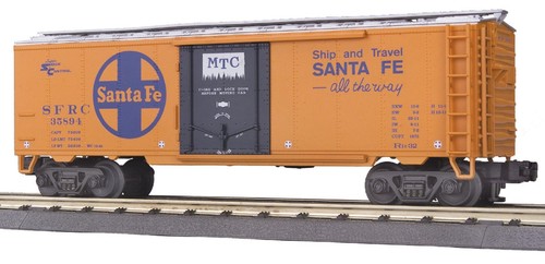 Coche frigorífico operativo escala MTH O #20-94022 Santa Fe #35897 con rampa de descarga ¡NUEVO EN CAJA! | Zustand: New