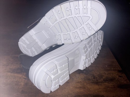 NoBo Memory Foam Black White Lace Up Casual Low Top Shoes Womens Size 8 W Wide - Picture 3 of 5