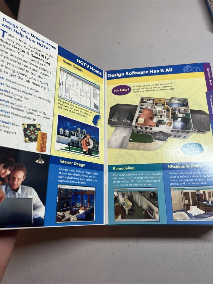 HGTV Home Design & Remodeling Suite Software for Windows XP and Vista CD-ROM - Image 4 of 4