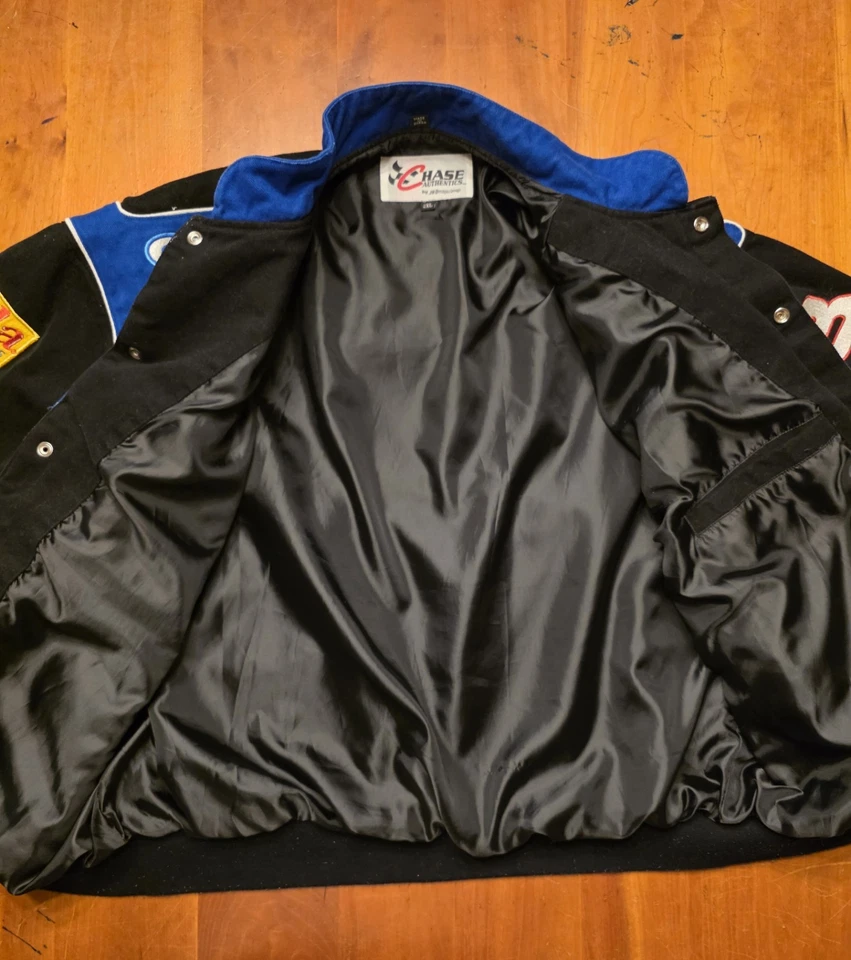 Early 2000s #3 Dale Earnhardt Jr NASCAR Jacket, Oreo, Chase Authentics, 2XL - Image 4 of 4