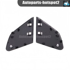 For 09-13 Honda Fit Frt Door Window Corner Garnish Trim Mirror Cover Lh Rh Pair