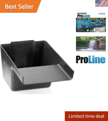 Efficient Pro1000 Pond Waterfall Box - Wide Spillway for Aeration & Filtration