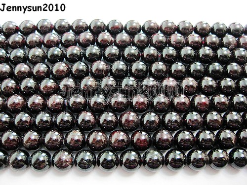 Natural Dark Red Garnet Gemstone Round Beads 15'' 2mm 3mm 4mm 6mm 8mm 10mm 12mm - Picture 8 of 18