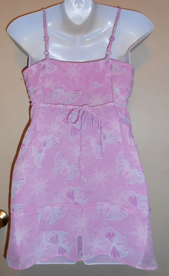 Ограниченный слишком девочек оборки спереди украшенный шифоновое Baby кукла верхний сиреневый 14 новый с Ярлыками - Изображение 2 из 2