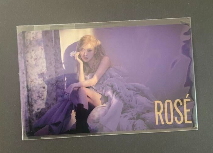 BLACKPINK ROSE] ROSÉ SOLO Universal Music Japan Photocard PC Photo