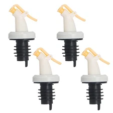 Pour Your Favorite Drinks Perfectly with 4 Pack of Liquor Bottle Pourers