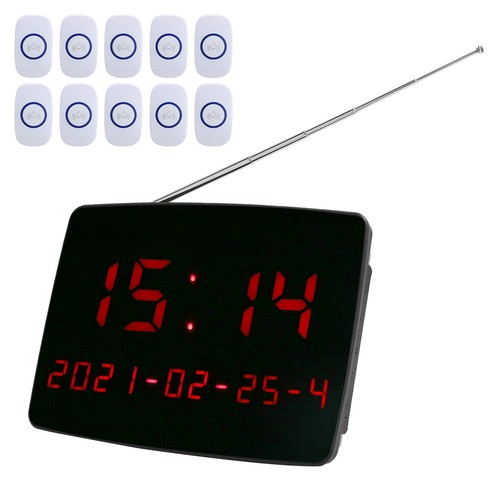 SU-620 Wireless Paging Calling System 20 Receivers Pagers Transmitter Restaurant - Photo 6 sur 24