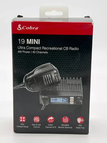 Cobra 19 MINI Recreational CB Radio , Black