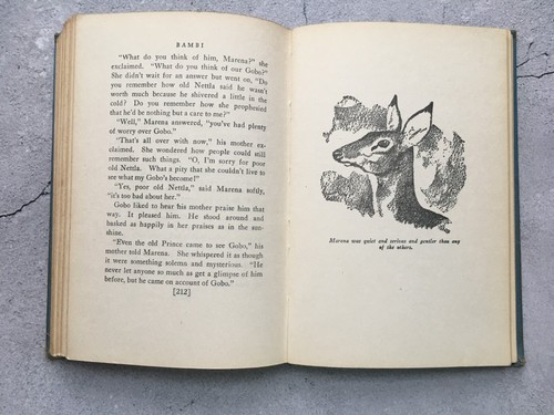 Bambi Thrushwood Books Hardcover Book by Felix Salten 1929 - Picture 12 of 13