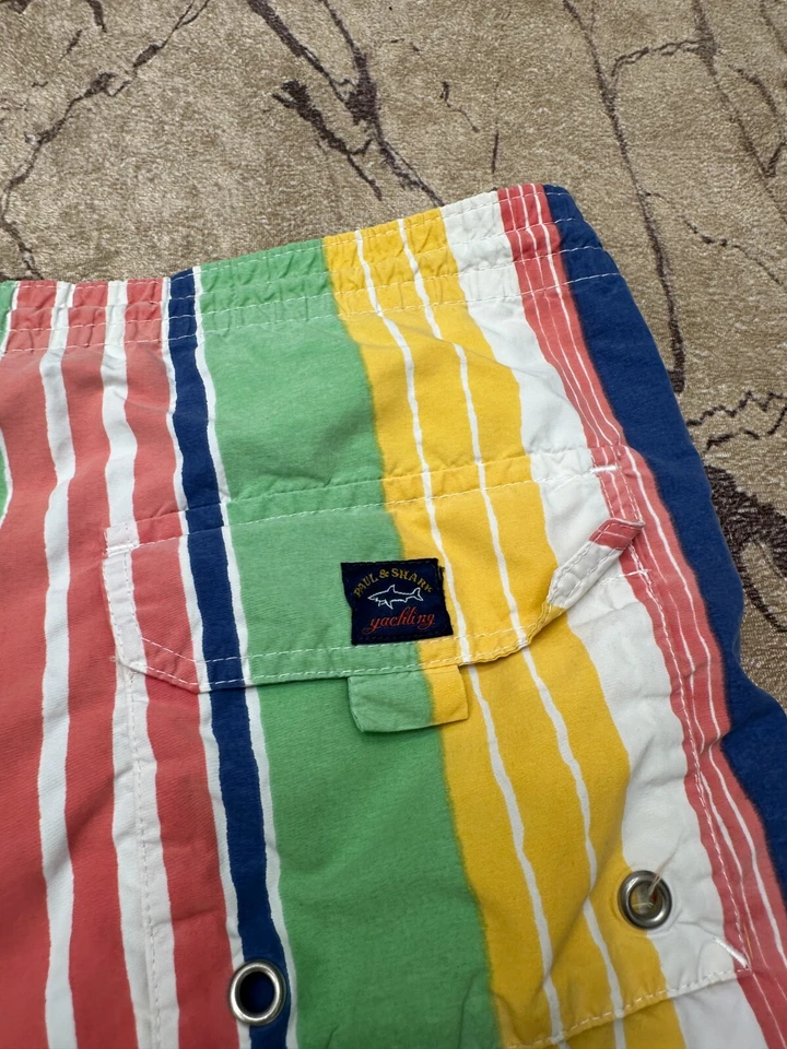 Paul Shark Yachting Arco Iris Playa Board Shorts Bañador Traje de Baño Talla L Foto 4 de 4