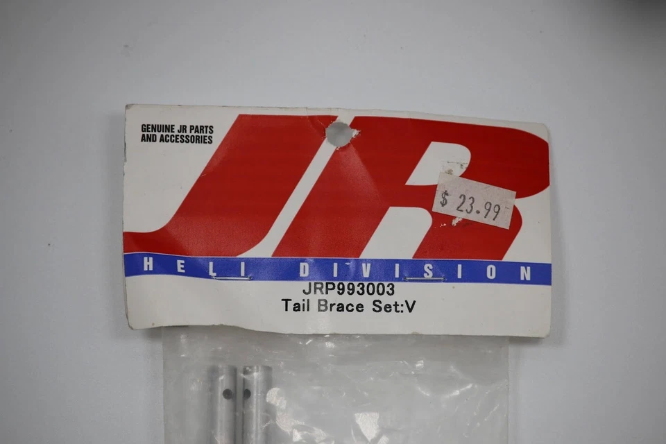 Helicóptero vintage RC JR JRP993003 juego de soportes traseros Vibe 90 3D Vigor CS 93003 Foto 4 de 4