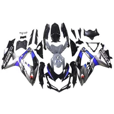 Shark Grey Black Blue Fairings Bodywork for Suzuki GSXR600 GSXR750 K8 2008-2010
