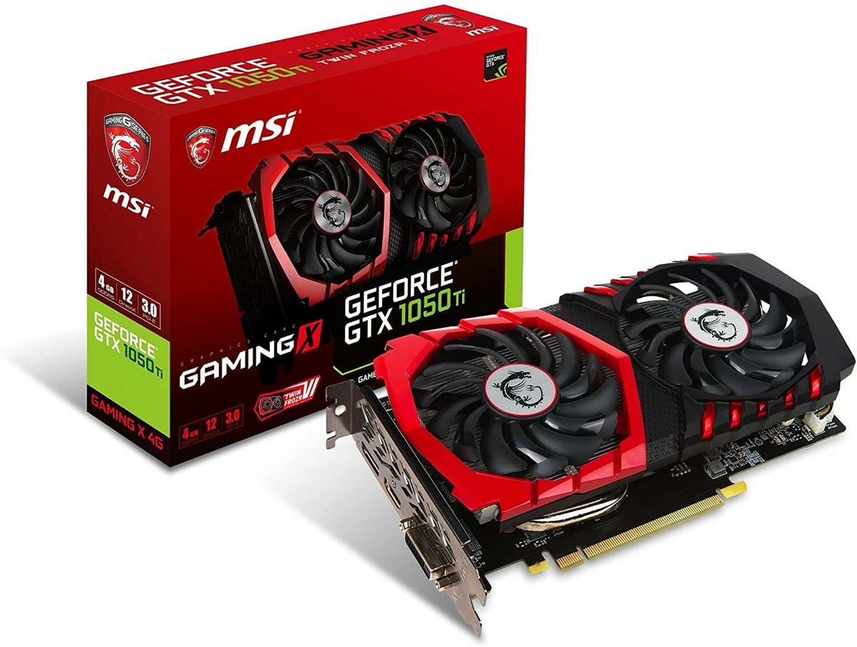【未使用】NVIDIA GeForce GTX 1050 Ti 4GB MSI GeForce GTX 1050 TI GAMING X 4GB, New - Sealed in box. Free