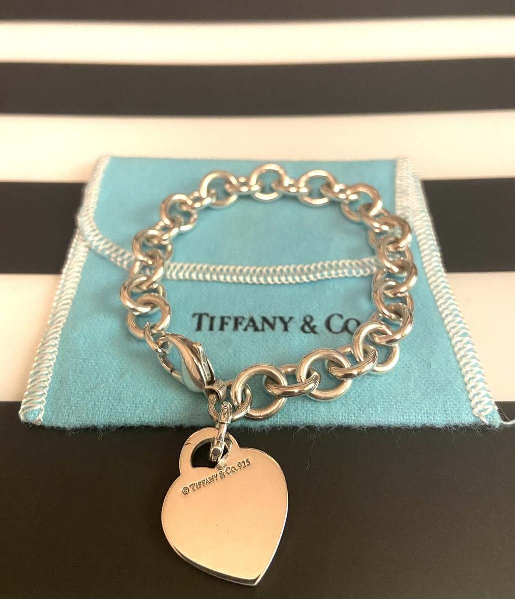 Return to Tiffany & Co. Heart Tag Bracelet .925 Sterling