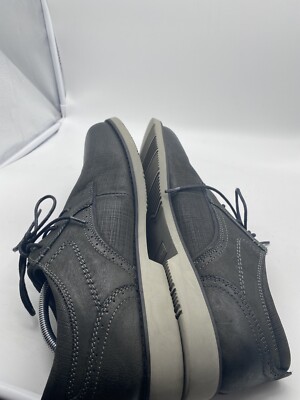 Steve Madden Mens Oxford Shoes Size 11 Grey Black Leather 