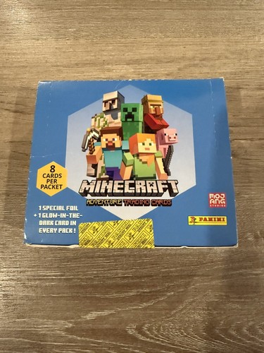 Panini 2020 Mojang Minecraft Adventure Trading Card Game Booster Box-18 packs