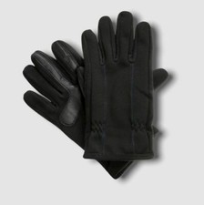  50 Isotoner Men's Black Active Smart Touch Thermal Winter Gloves Size L