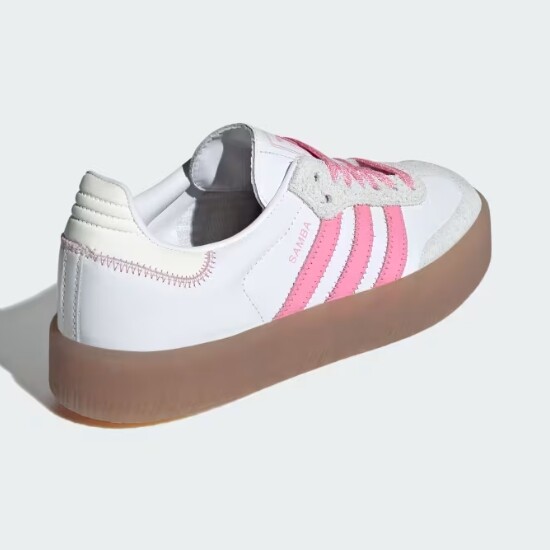 【Adidas】 IE9109 SAMBA Adidas Sambae Cloud White Bliss Pink Womens IE9109 NEW Sz
