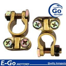 Top Post Brass Battery Terminals Protector Connectors Clamp Marine Car Boat