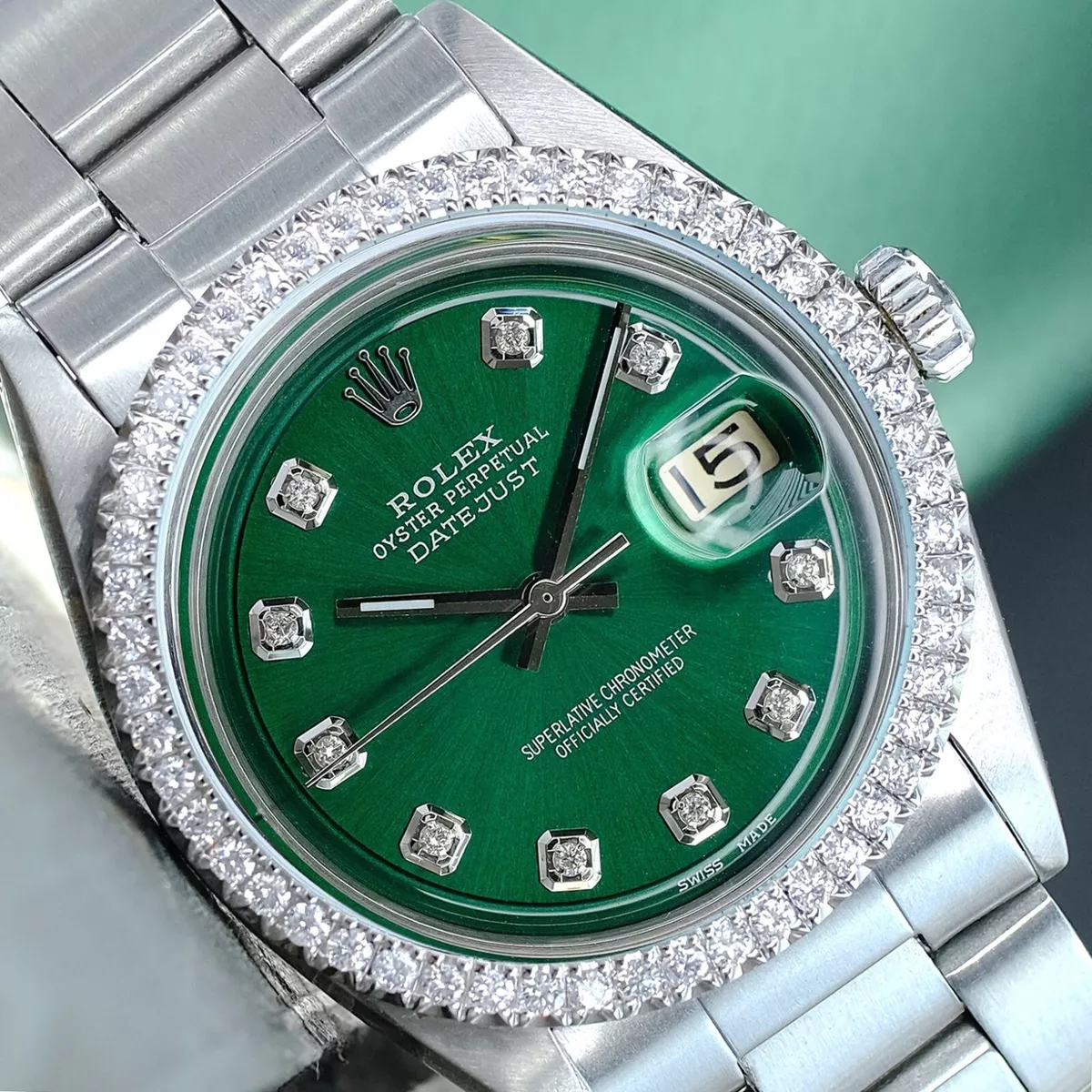 Si top diamond rolex