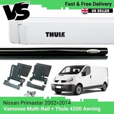 VAMOOSE MULTI RAIL THULE 4200 WHITE AWNING NISSAN PRIMASTAR 2002-2014 SWB