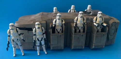 STAR WARS VINTAGE COLLECTION IMPERIAL TROOP TRANSPORT STORMTROOPER VC165 LOT