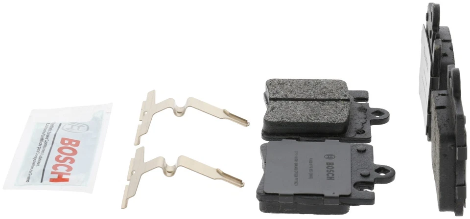 Pastillas de freno traseras de cerámica QuietCast 2001 2002 para Mercedes CLK320 2000-2005 Bosch Foto 4 de 4