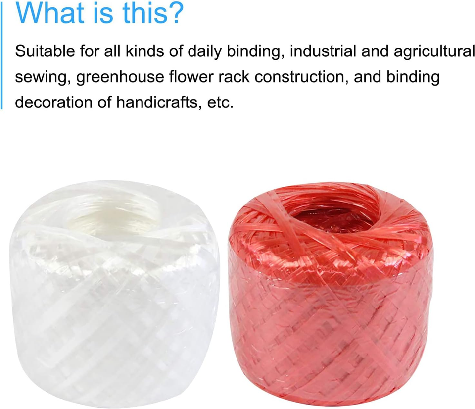 Polyester Nylon Plastic Rope Twine White eBay