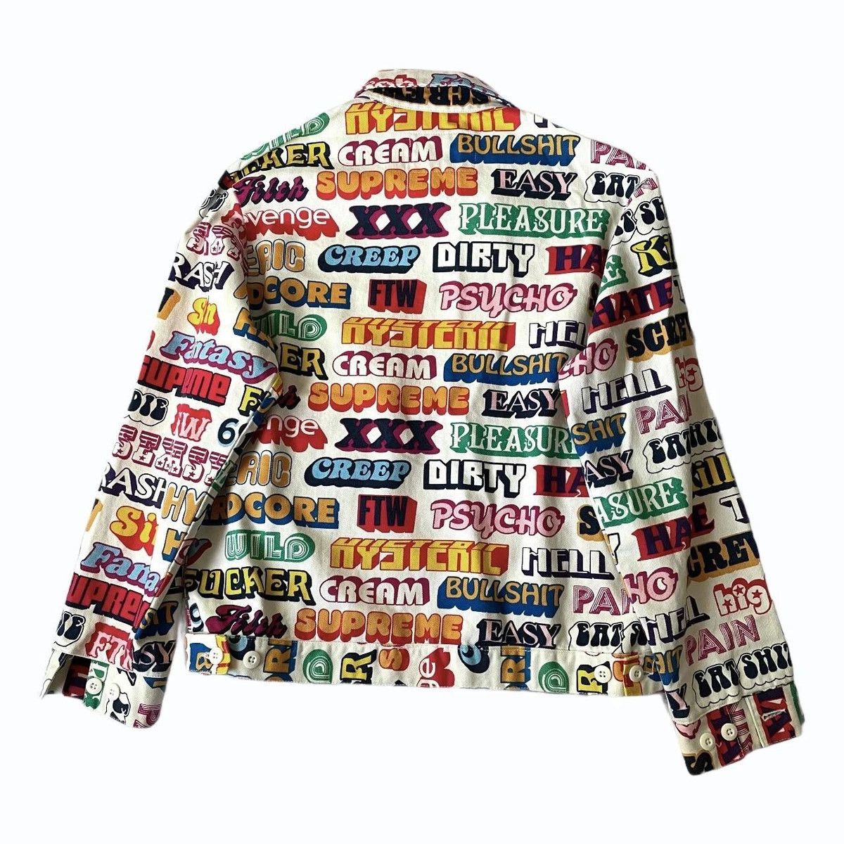 Supreme x Hysteric Glamour Text Work Jacket 'White'