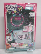 Sticki Rolls Sticki Book Wearable Sticker Bracelet + 120 Stickers & 50 Pages NEW