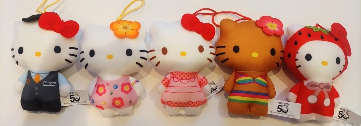 Complete 50set Plush Hello Kitty 50th Anniversary McDonald's