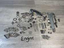 1984 84 Kawasaki KLT 200 C-2 3 Three Wheeler Engine Hardware Nuts Bolts Washers