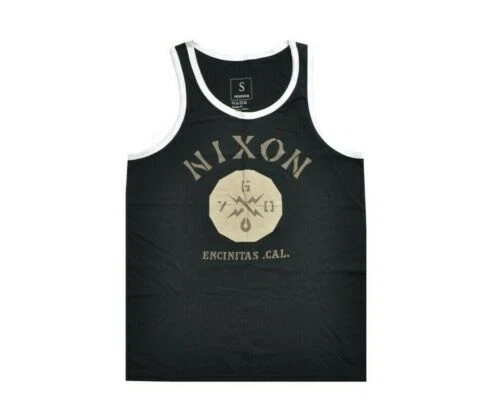 Nixon Solid Sleeveless T-Shirts for Men
